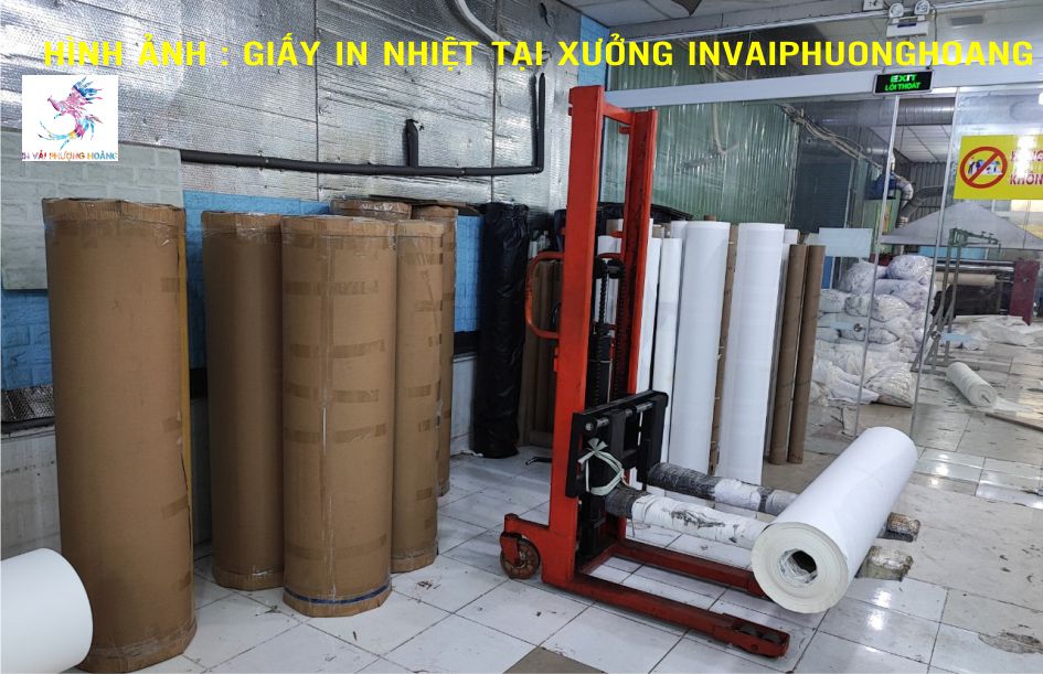 Hình ảnh : giấy in chuyển nhiệt tại xưởng invaiphuonghoang